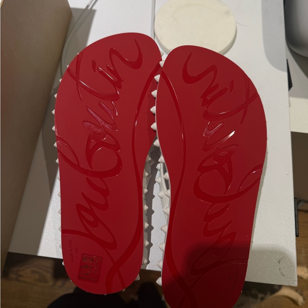 LOUBOUTINS FLIP FLOPS 100% AUTHENTIC!!!